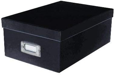 Pioneer Photo Albums Photo Storage Box, Black