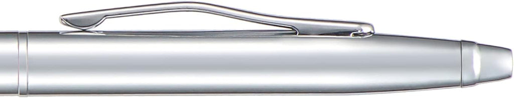 6 Pieces Wikult Silver Slim Metal Ballpoint Pen, 1mm Medium Point Black Ink Smooth Writing, for Business Office Teacher Student Wedding Guest