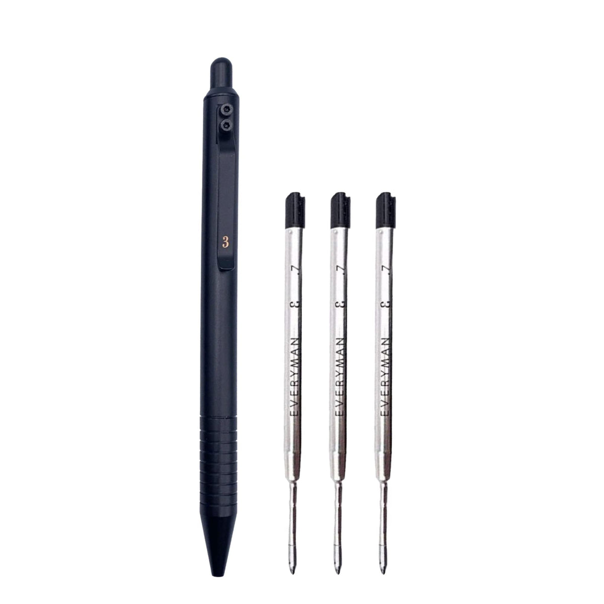 EDC Grafton OD Green 0.7mm Metal Gel Ink Pen and Mechanical Pencil Set