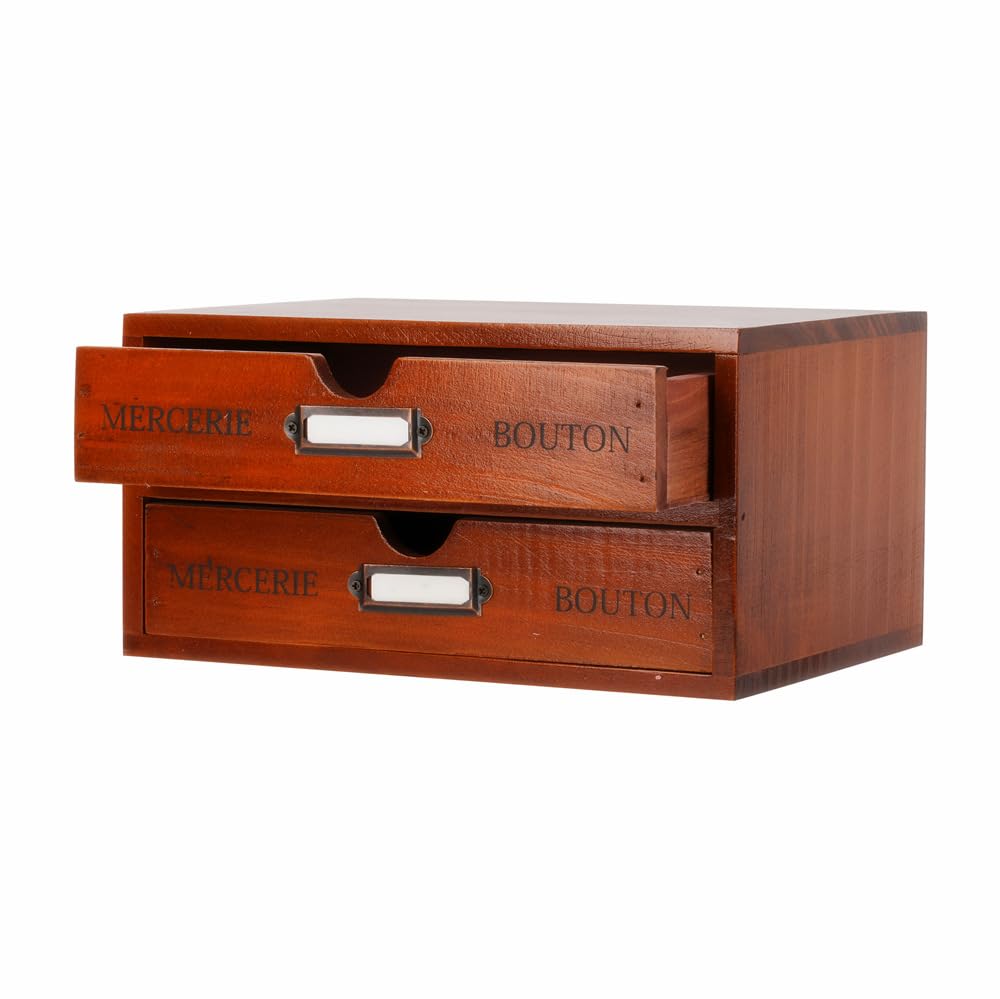 Small Wooden Drawers Wooden Box with Drawer Black