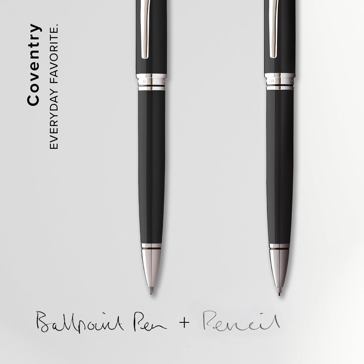 Cross Coventry Black Lacquer Pen & Pencil Gift Set