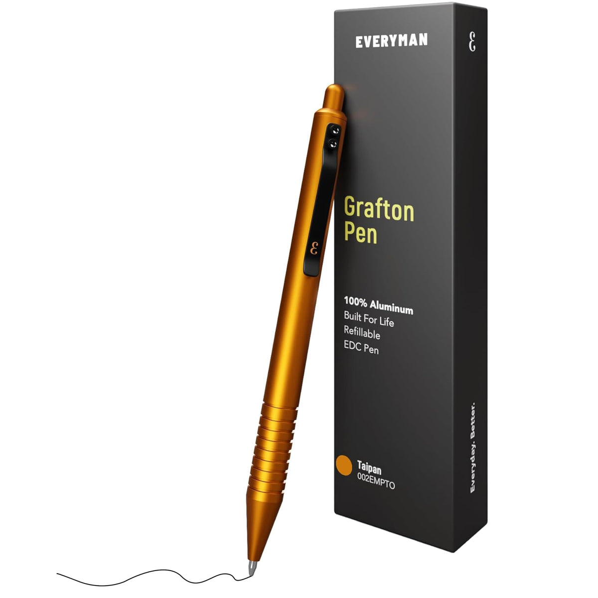 EDC Grafton OD Green 0.7mm Metal Gel Ink Pen and Mechanical Pencil Set
