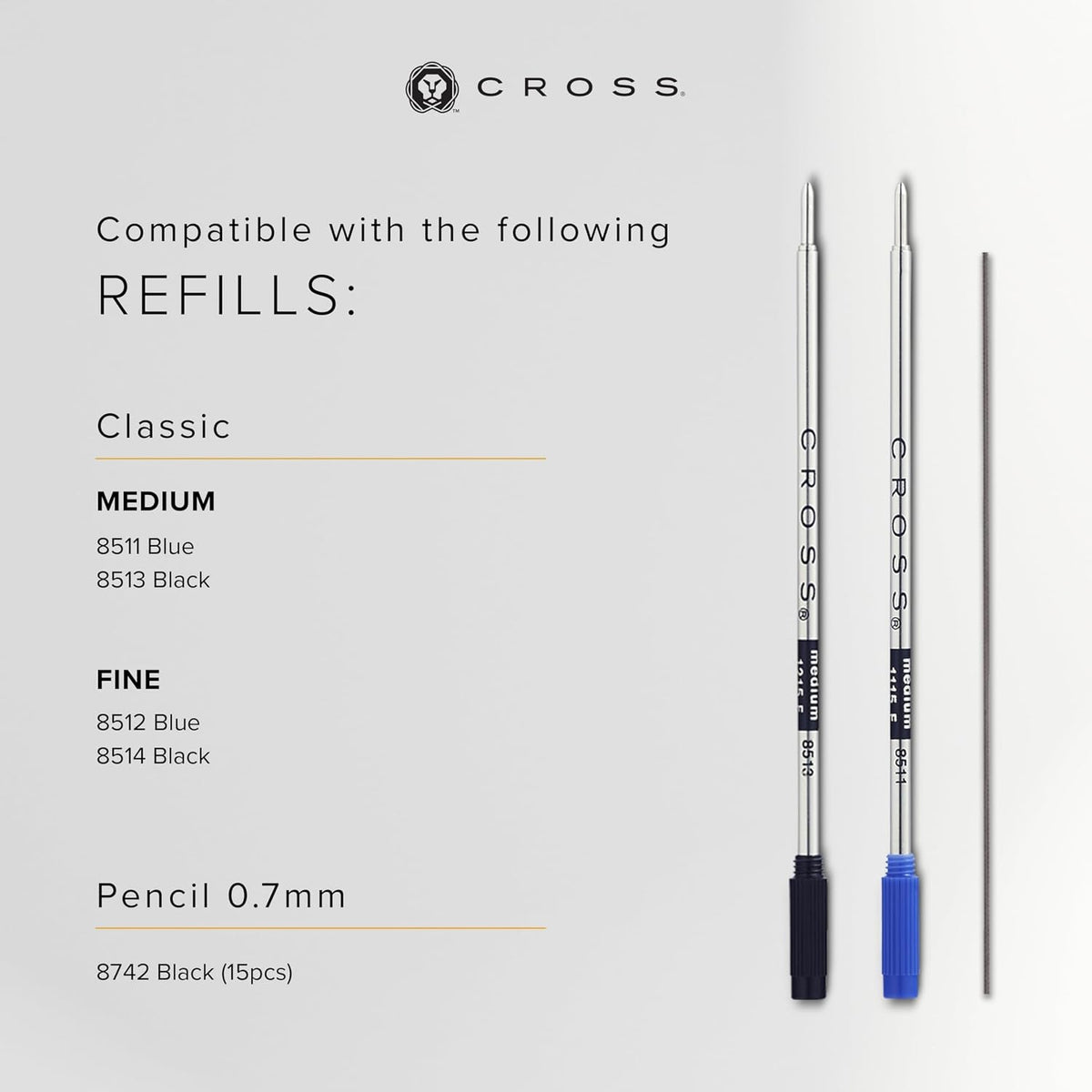 Cross Classic Century Black Lacquer Refillable Pen & Pencil Gift Set