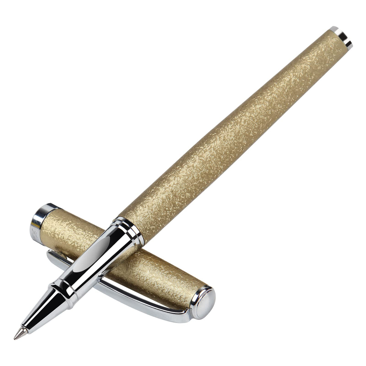 Nice pens,luxury pen with cace,fancy pens Ballpoint Pen Smooth writing experience stylish design effortless writing executive pen-Gift Box with 0.5mm Black Extra 2 Refill (Blue)