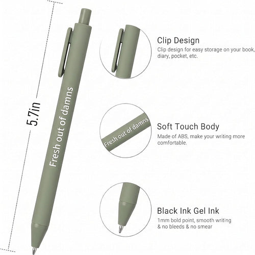 10Pcs Funny Pens Set, Novelty Office Supplies for for Adults