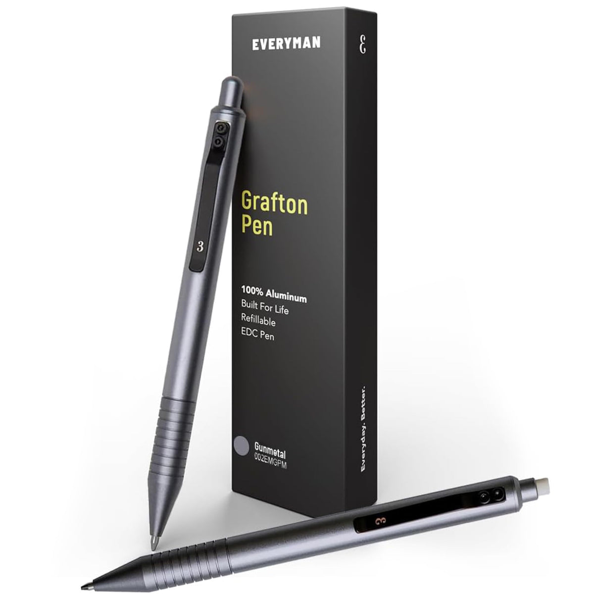 EDC Grafton OD Green 0.7mm Metal Gel Ink Pen and Mechanical Pencil Set