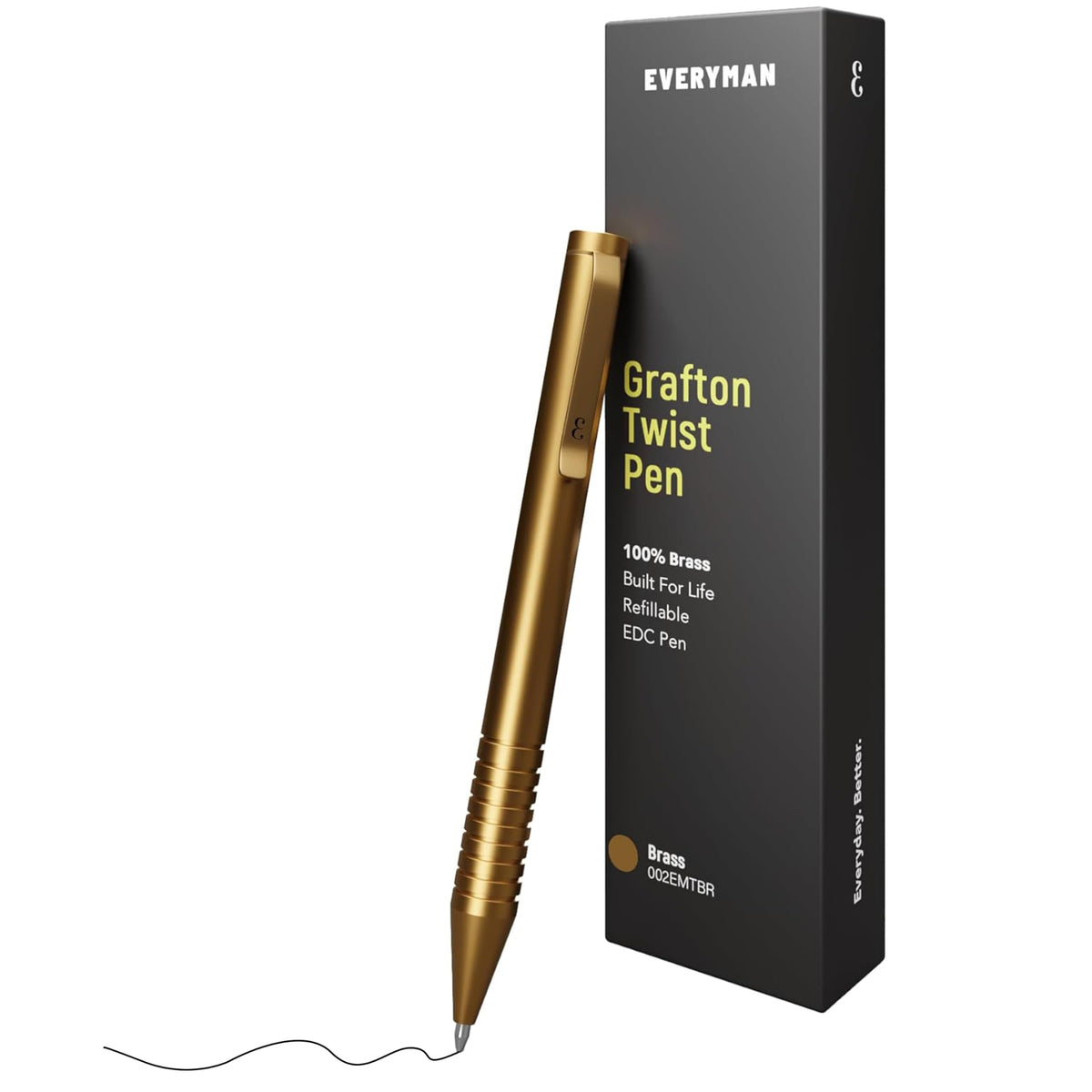 EDC Grafton OD Green 0.7mm Metal Gel Ink Pen and Mechanical Pencil Set