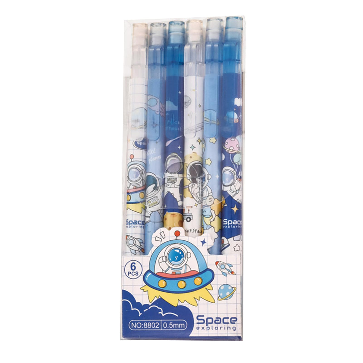 MOZXIRZ 6 Pcs Cute Mechanical Pencils with Eraser 0.5mm Cartoon Peach Mechanical Pencil School Pencil for Women (6pcs Peach/No Refill)