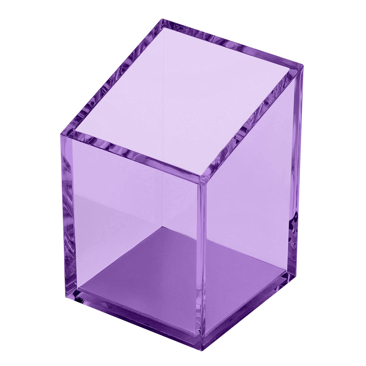 OfficeGoods Acrylic Pen and Pencil Holder, Pink