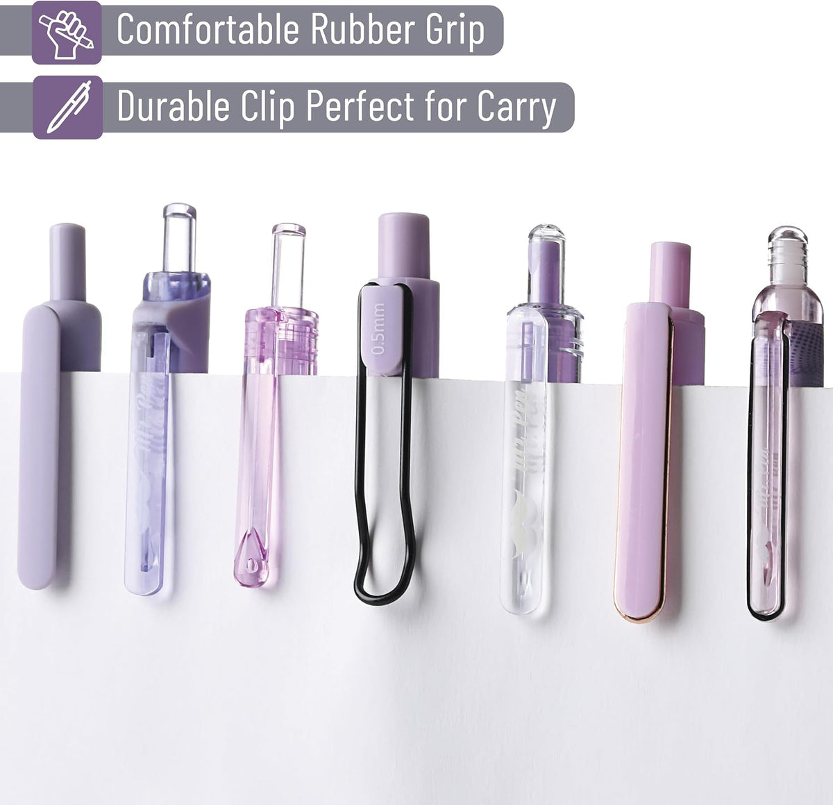 Mr. Pen- Purple Gel Pens Set, 12 Pack