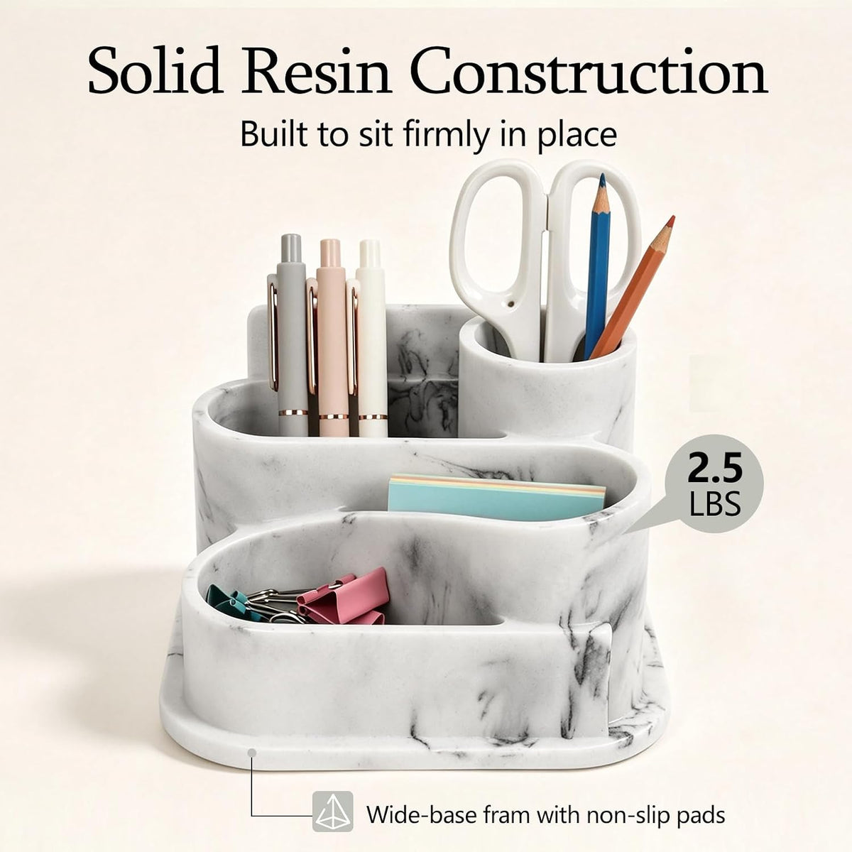 Aesthetic Desk Organizer,Pen Holder for Desk,Modern Office Desk Accessories