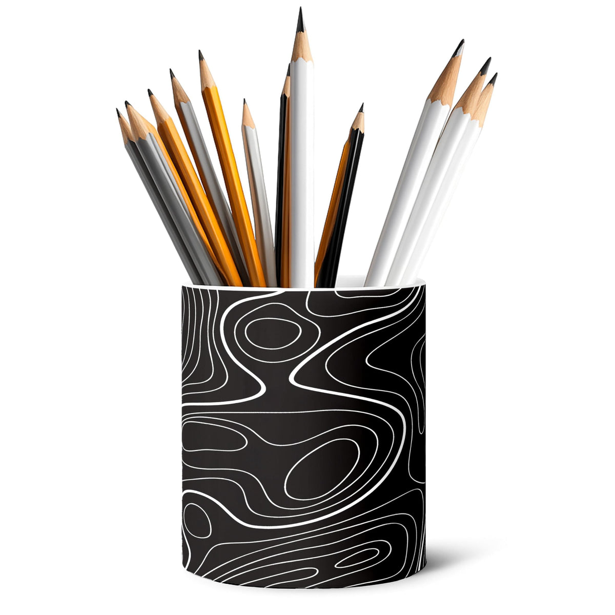 Ceramic Pen Holder Desk Accessories Brush Holder Pencil Holder Organizer