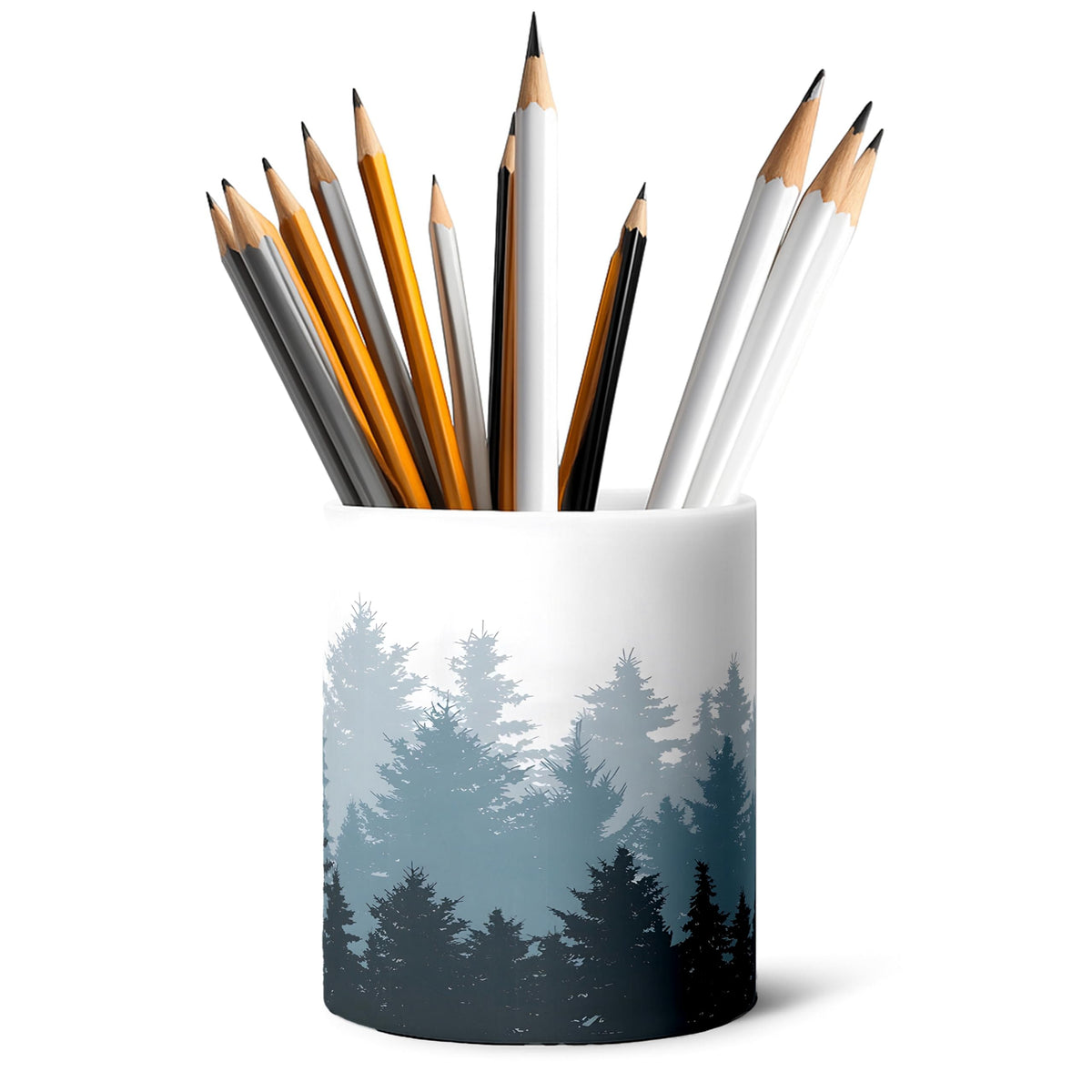 Ceramic Pen Holder Desk Accessories Brush Holder Pencil Holder Organizer