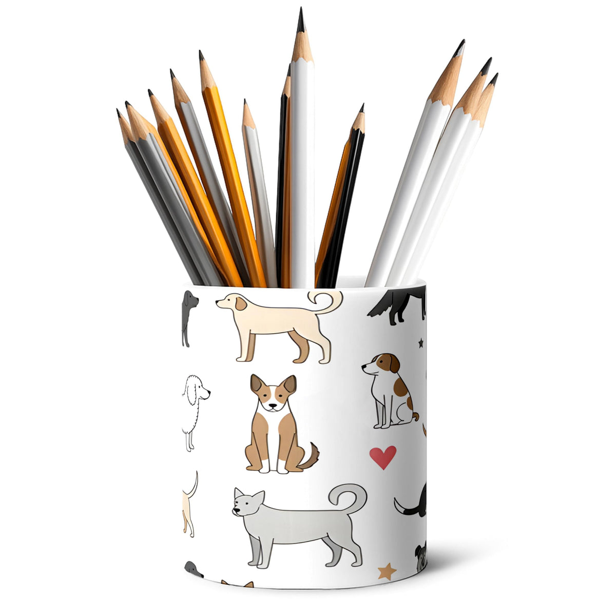 Ceramic Pen Holder Desk Accessories Brush Holder Pencil Holder Organizer