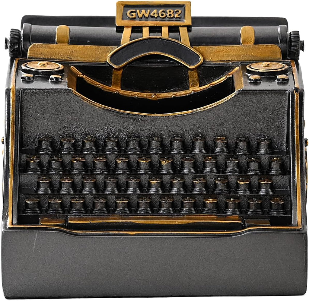 Retro Typewriter Pen Holder Desk Organizers for Writer's Iron