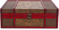 Cabilock Memory Box Wooden Desktop Storage Boxes Wood Treasure Box for Books Jewelry Document Box without Lock (Lotus) Storage Boxes Decorative