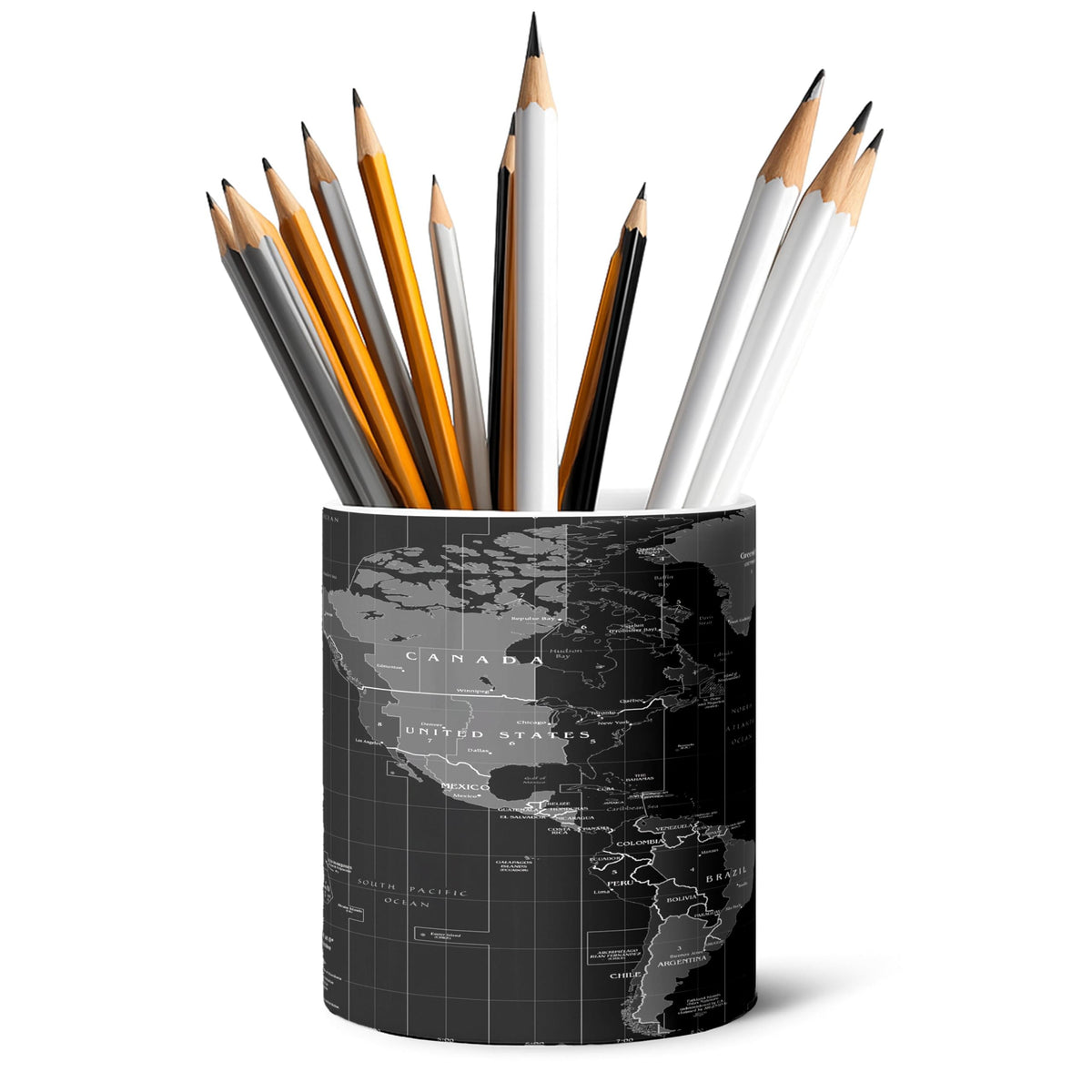 Ceramic Pen Holder Desk Accessories Brush Holder Pencil Holder Organizer