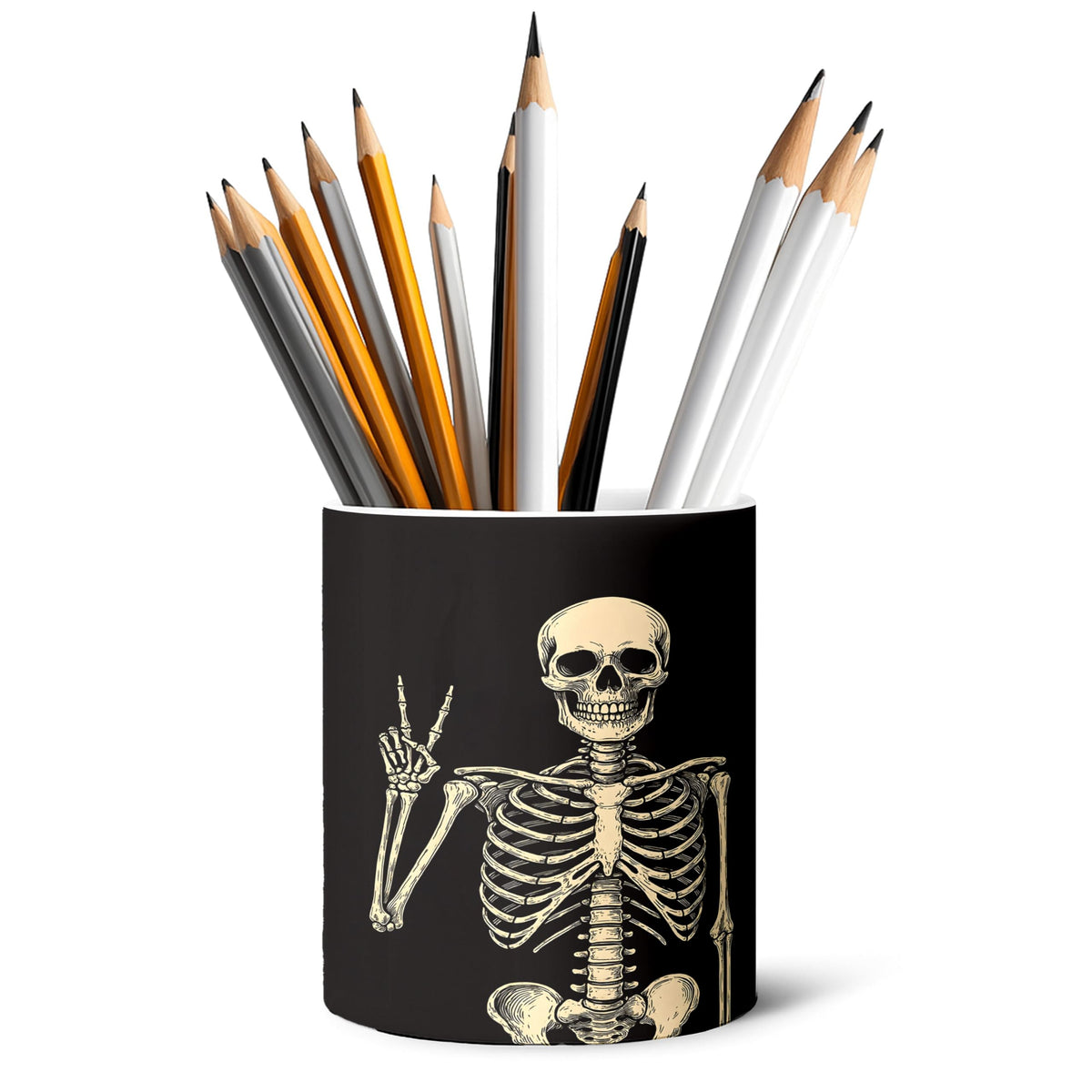 Ceramic Pen Holder Desk Accessories Brush Holder Pencil Holder Organizer