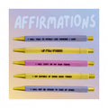 Jxueych 5pcs Cancer Pen Set - Funny Personalized Pens with Inspirational Quotes - Ideal Gift for Friends and Family - Black Ink, Medium Nib 1.0mm