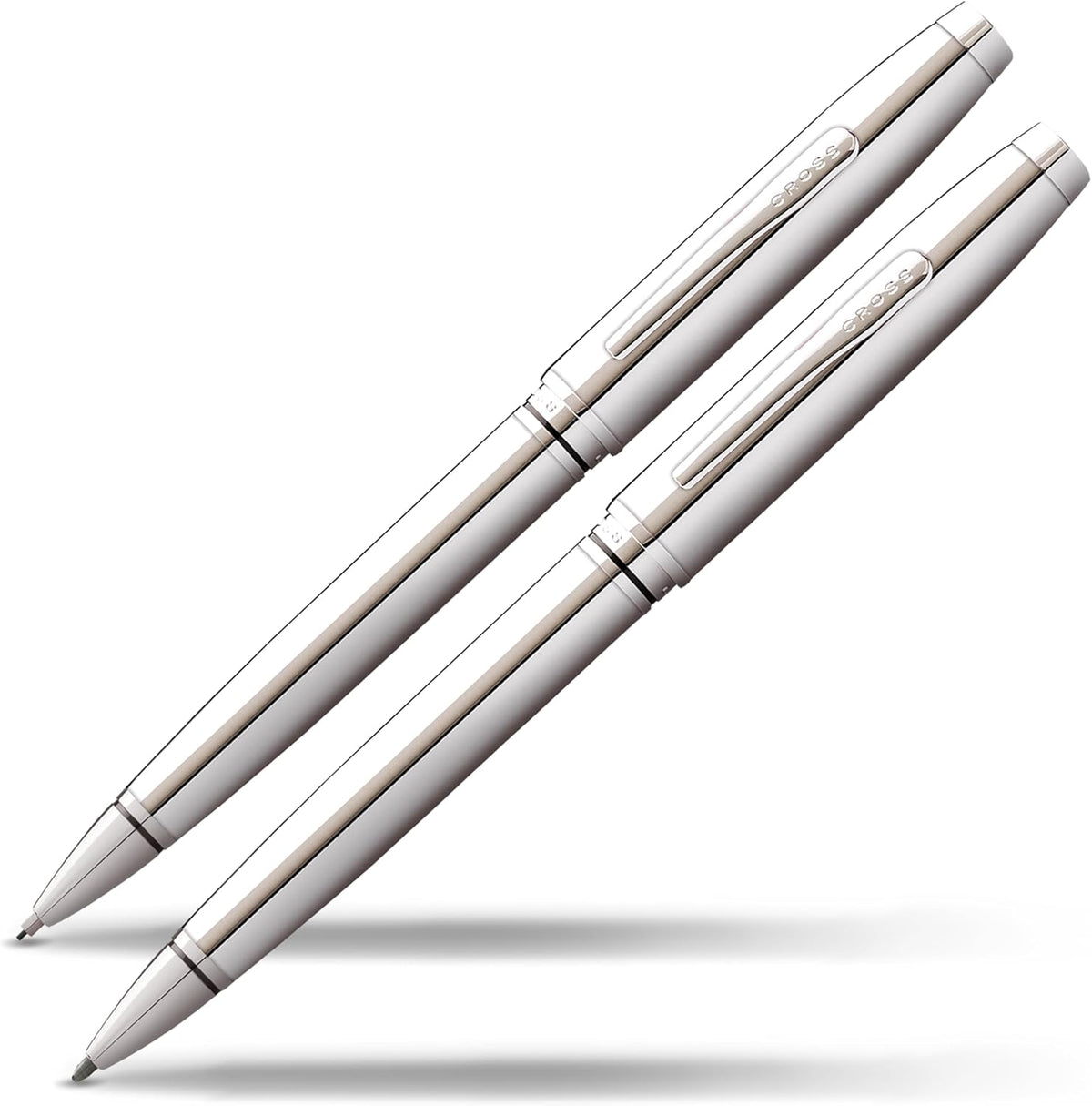 Cross Coventry Polished Chrome Pen &Pencil Gift Set