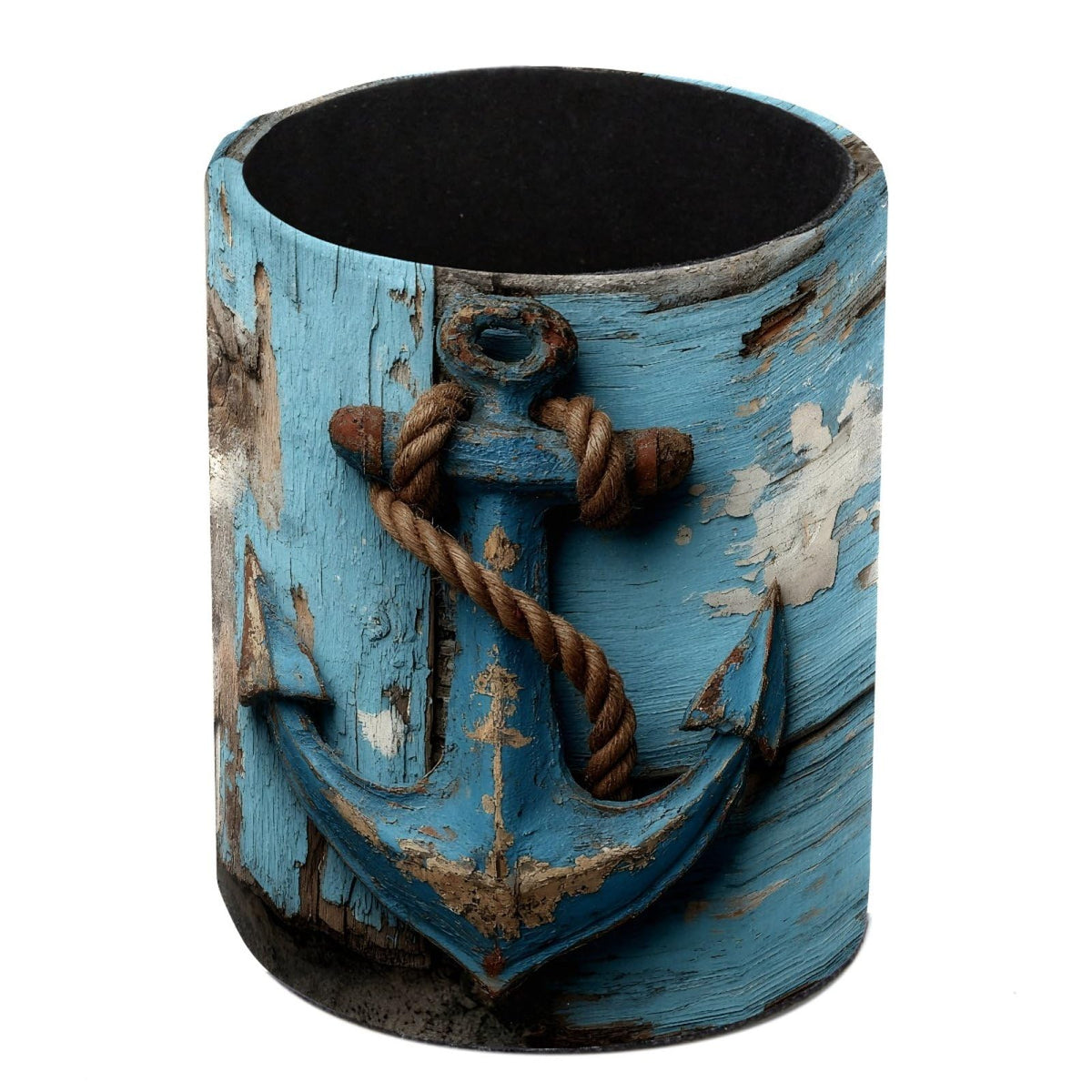 Leather Pen Holder for Desk, Birds Branches Butterflies Pencil Cup Pen Organizer Makeup Brush Holder for Office Home Kids Countertop Desk Accessory Storage