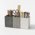Pen Holder Pencil Holder For Desk,Pen Cup Holder For Desk,Concrete Desktop Pencil Cup (Grey Color)