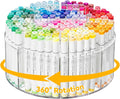 Ohuhu 360° Rotating Acrylic Marker Storage Organizer for Alcohol Markers