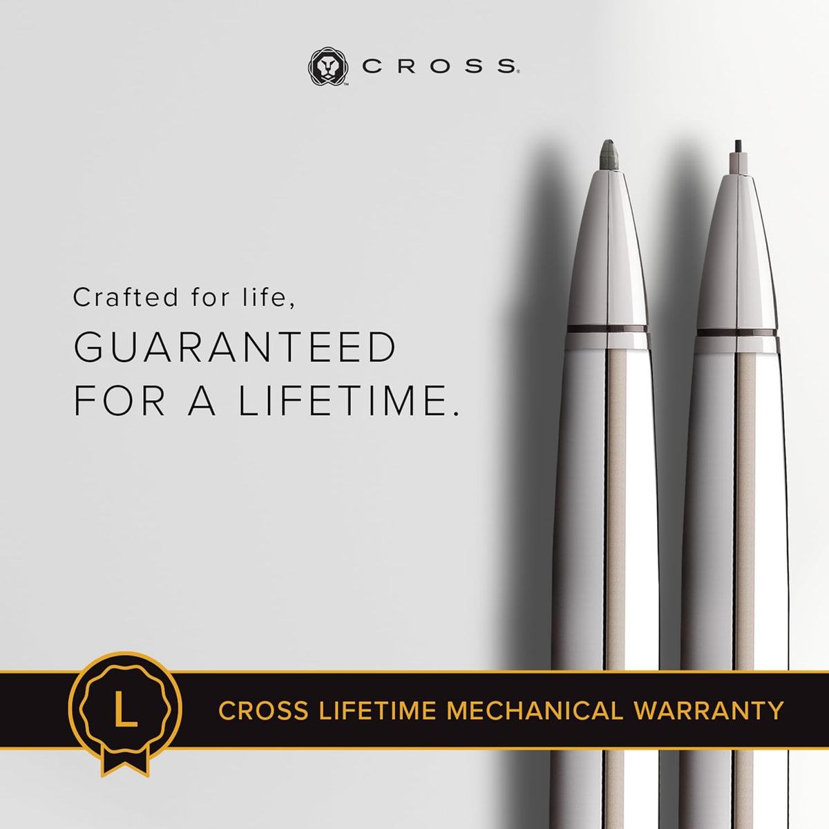 Cross Coventry Polished Chrome Pen &Pencil Gift Set