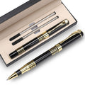 YIVONKA Ballpoint Pen Black Refill,Classical retro style Luxury Pen,Best Ball Pen Gift Set for Men & Women Professional Executive,Office,Nice Pens Classy Gift Box (2 Pack Red)