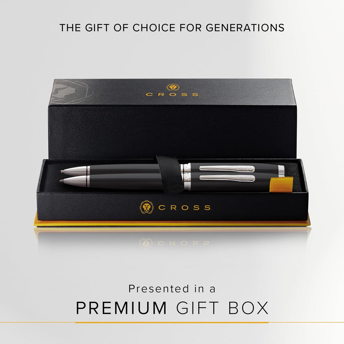 Cross Coventry Black Lacquer Pen & Pencil Gift Set