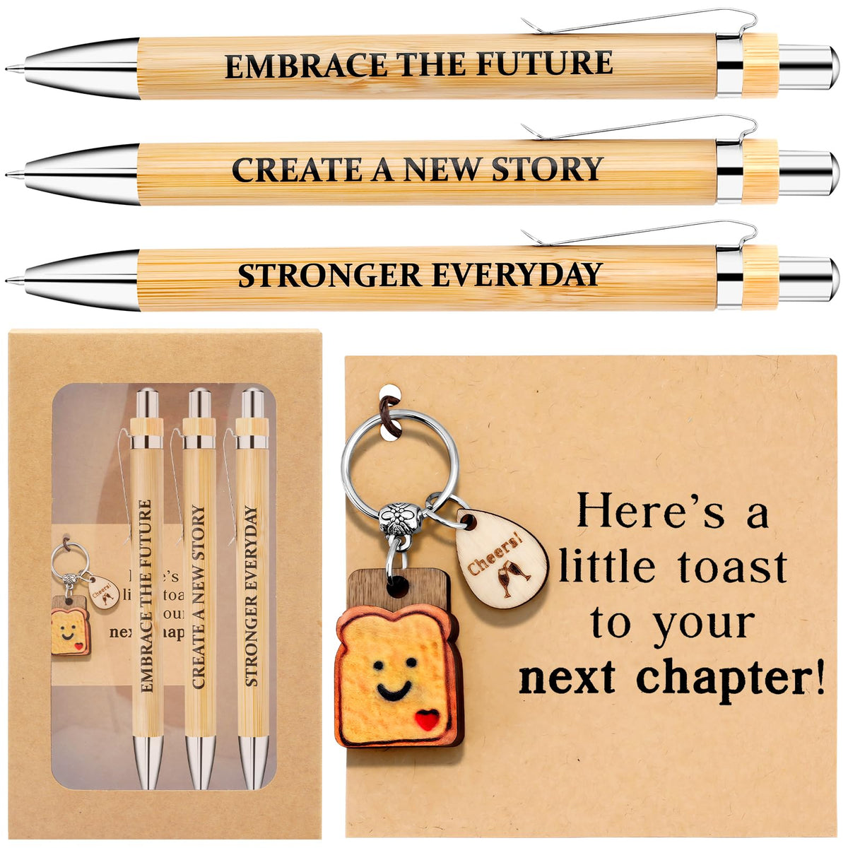 Fancy Pens Sets for Women Office New Begin Gifts for Friends Boss Mom Nice Cute Pen Set Client Teacher Motivational Gift Colleges Positive Encourage Gifts New Jobs Gift Aesthetic Pens