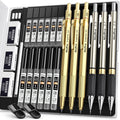 Nicpro 6PCS Art Mechanical Pencil Set, 0.5/0.7/0.9/2mm Point
