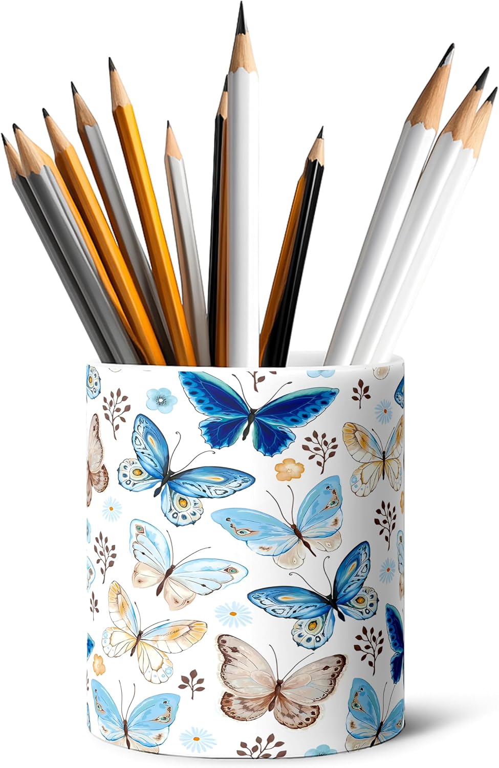 Ceramic Pen Holder Desk Accessories Brush Holder Pencil Holder Organizer