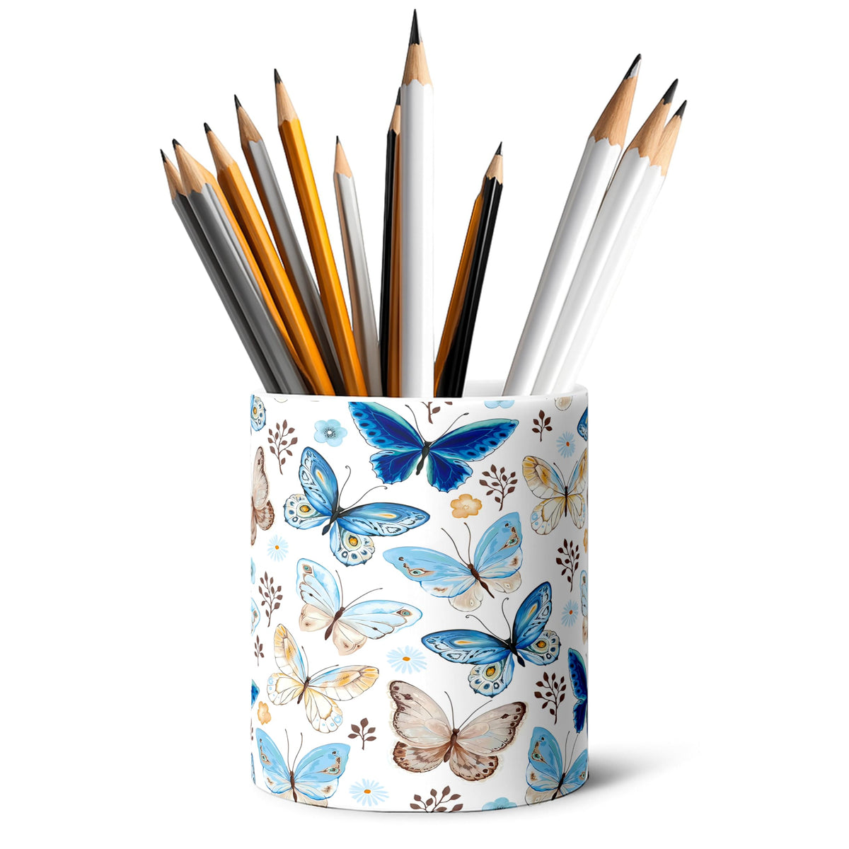 Ceramic Pen Holder Desk Accessories Brush Holder Pencil Holder Organizer