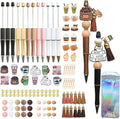JNwhy Coffee Themed Beadable Pen DIY Bead Ballpoint Pens Kit