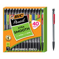 BIC Xtra-Smooth Mechanical Pencils, 0.7 mm Medium Point, 40-Count