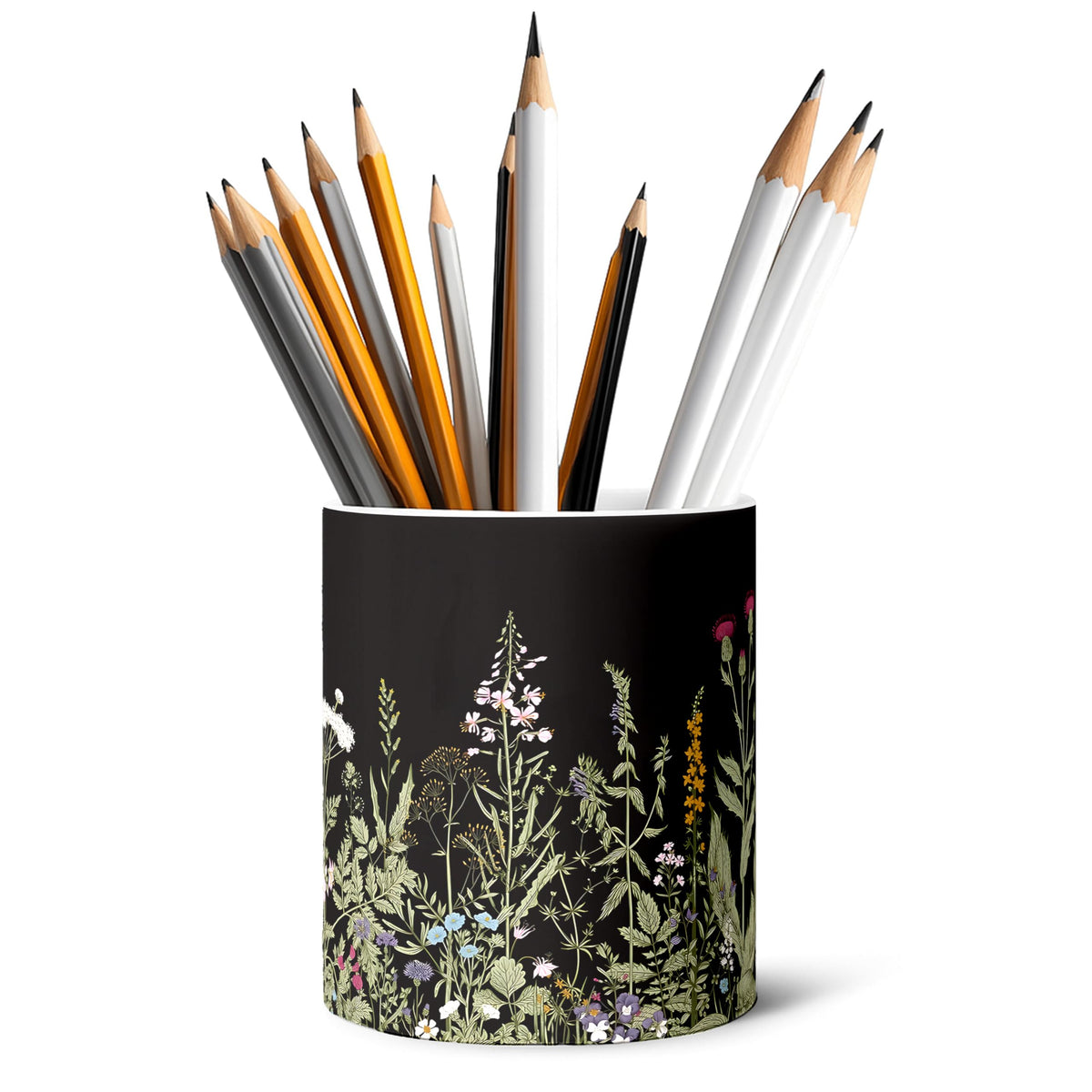 Ceramic Pen Holder Desk Accessories Brush Holder Pencil Holder Organizer