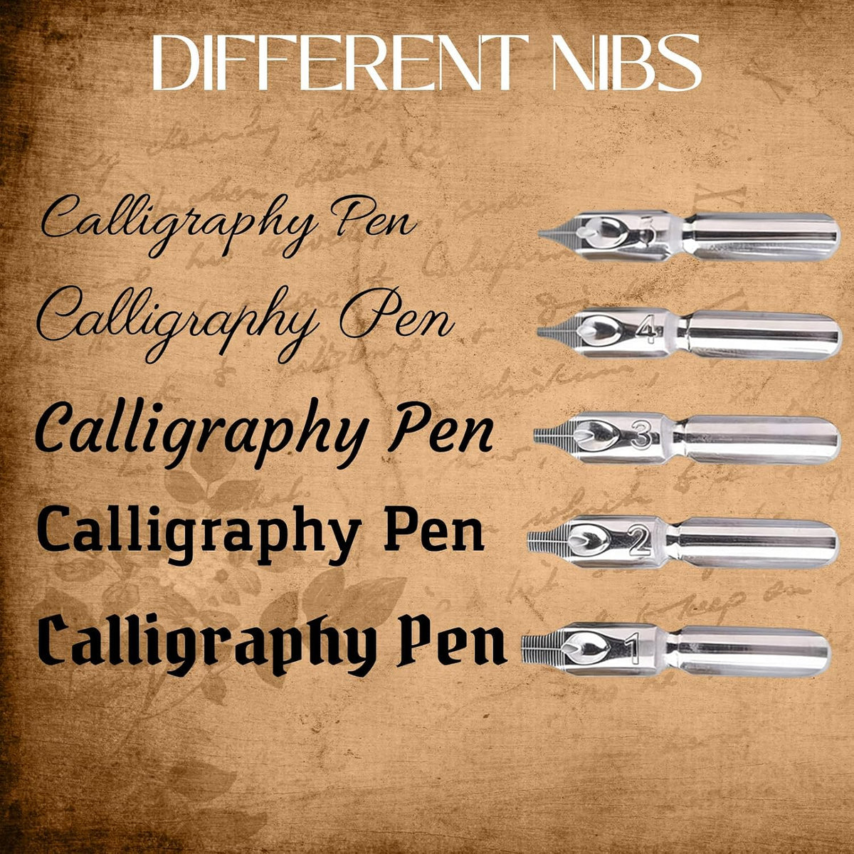 Joyeee Grey Feather Quill Pen Set, with Dip Pen Ink, Pen Nib Base, Replacement Stainless Steel Nibs, Sealing Wax Stamp Kit for Calligraphy Practice, Drawing & Signatures, Best Gifts for Women Men