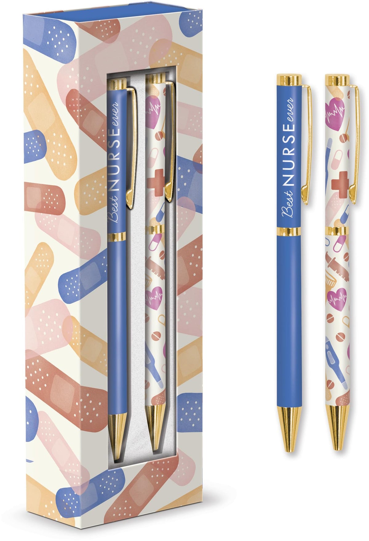 Lady Jayne Global Garden Yellow Floral Boxed Pens, Set of Two (83320)